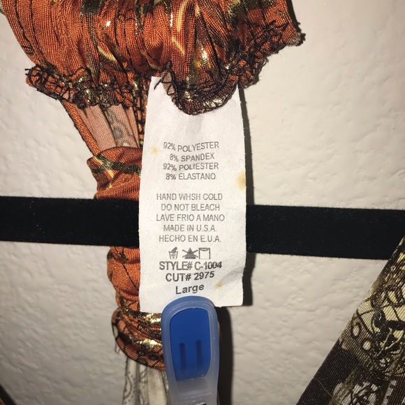 Patterned Racerback Dress - Picture 3 of 3